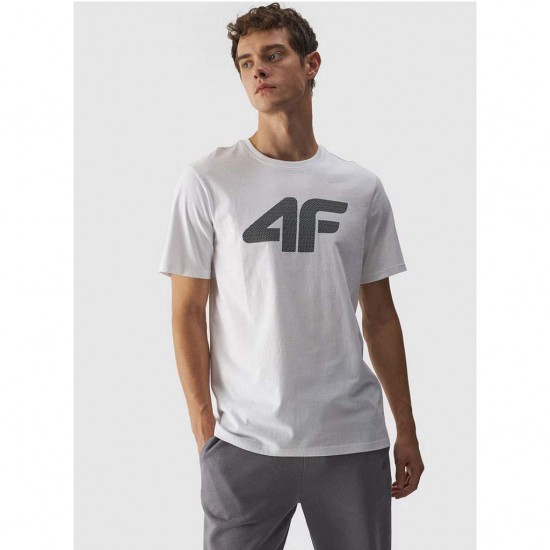 4F T SHIRT 4FWMM00TTSHM1844 10S ΛΕΥΚΟ