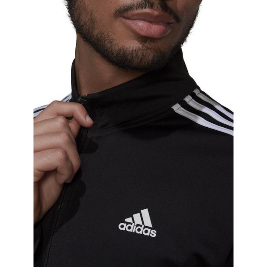 ADIDAS ESSENTIALS WARM-UP 3-STRIPES H46099 ΜΑΥΡΟ