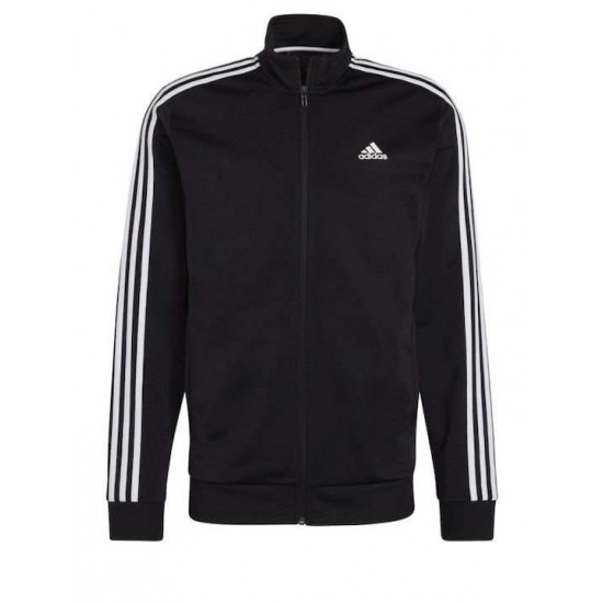 ADIDAS ESSENTIALS WARM-UP 3-STRIPES H46099 ΜΑΥΡΟ