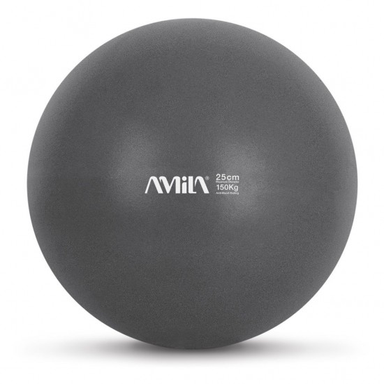 AMILA ΜΠΑΛΑ ΓΥΜΝΑΣΤΙΚΗΣ PILATES BALL 25CM 95819 ΜΑΥΡΟ 