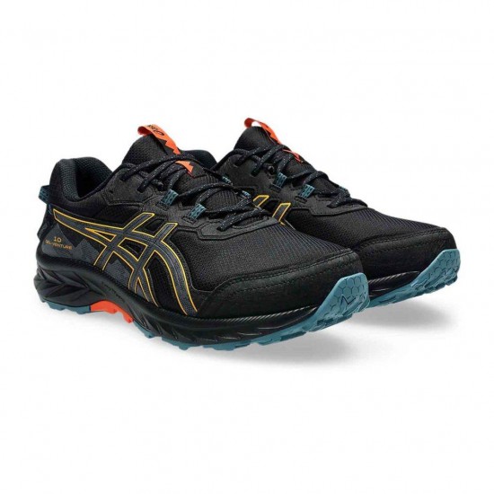 ASICS GEL-VENTURE 10 1011Β965 001 ΜΑΥΡΟ ΠΟΡΤΟΚΑΛΙ