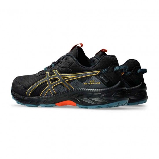 ASICS GEL-VENTURE 10 1011Β965 001 ΜΑΥΡΟ ΠΟΡΤΟΚΑΛΙ