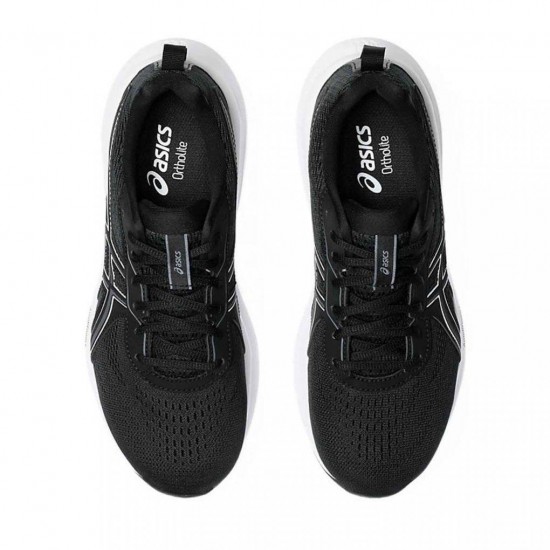 ASICS GEL-CONTEND 9 1012B681 002 ΜΑΥΡΟ ΛΕΥΚΟ