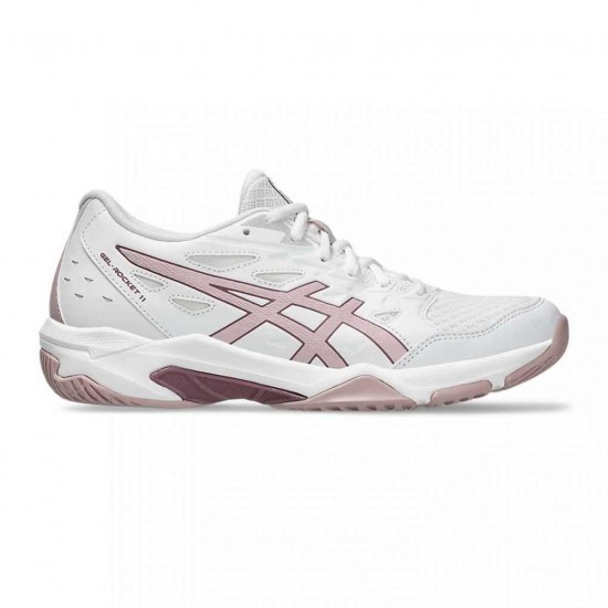 ASICS GEL ROCKET 11 1072A093 103 ΛΕΥΚΟ ΡΟΖ