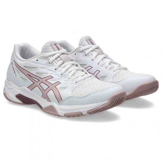 ASICS GEL ROCKET 11 1072A093 103 ΛΕΥΚΟ ΡΟΖ