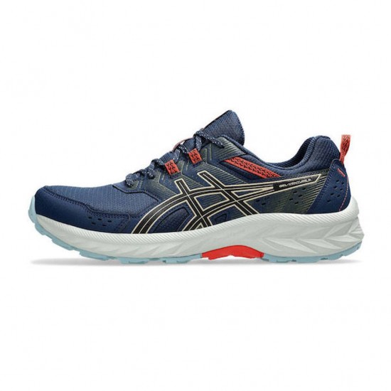 ASICS GEL-VENTURE 9 1011B486 408 ΜΠΛΕ ΛΑΔΙ