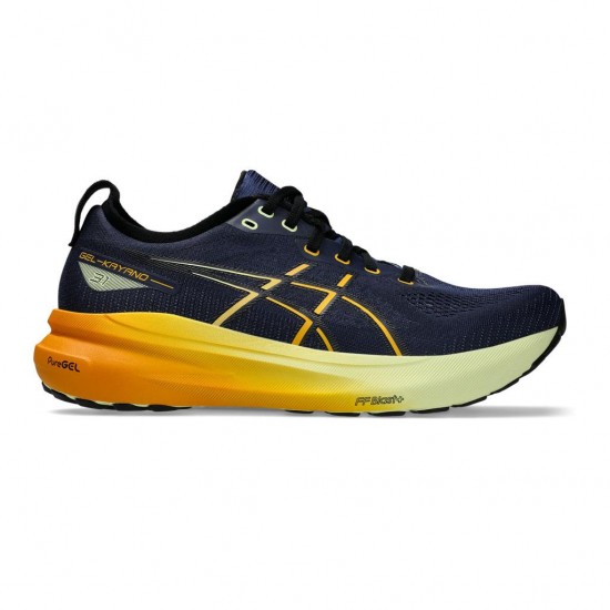 ASICS GEL-KAYANO 31 1011B867 403 ΜΠΛΕ ΚΙΤΡΙΝΟ