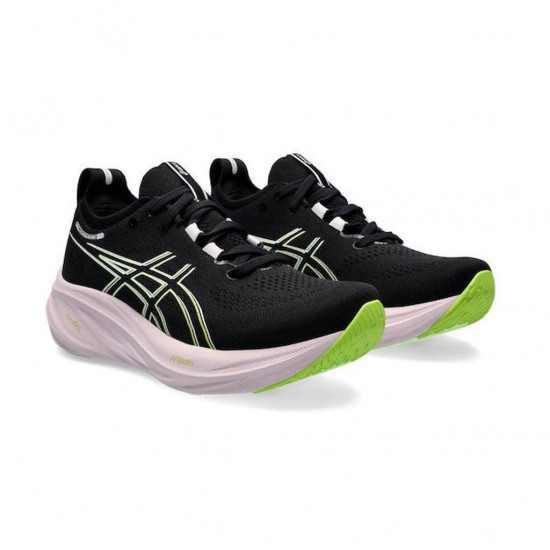 ASICS GEL-NIMBUS 26 1012B601 004 ΜΑΥΡΟ ΡΟΖ