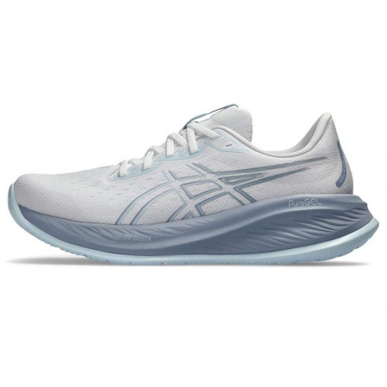 ASICS GEL-CUMULUS 26 1011B792 102 ΛΕΥΚΟ ΓΚΡΙ