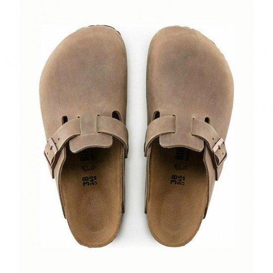 BIRKENSTOCK LEATHER BOSTON LEOI 09608113 ΠΟΥΡΟ