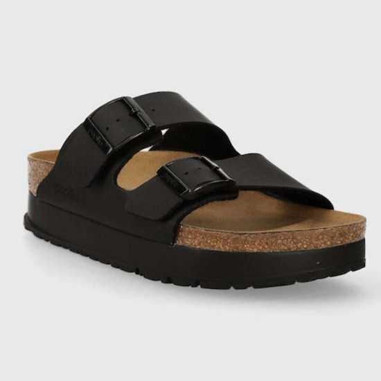 BIRKENSTOCK ARIZONA PLATFORM FLEX 1027395 ΜΑΥΡΟ