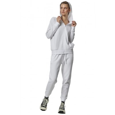 BODY ACTION ΓΥΝΑΙΚΕΙΟ FLEECE JOGGER ΠΑΝΤΕΛΟΝΙ 021334 01 ΛΕΥΚΟ