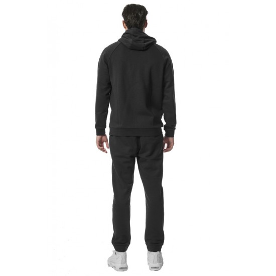 BODY ACTION ΑΝΔΡΙΚΟ FLEECE JOGGER ΠΑΝΤΕΛΟΝΙ 023331 01 ΜΑΥΡΟ