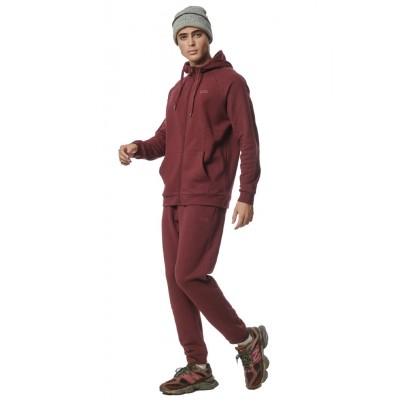 BODY ACTION ΑΝΔΡΙΚΟ FLEECE JOGGER ΠΑΝΤΕΛΟΝΙ 023331 01 ΜΠΟΡΝΤΟ 