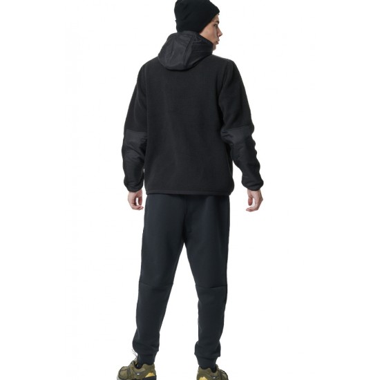 BODY ACTION TECH FLEECE ΠΑΝΤΕΛΟΝΙ 023440 01 ΜΑΥΡΟ 