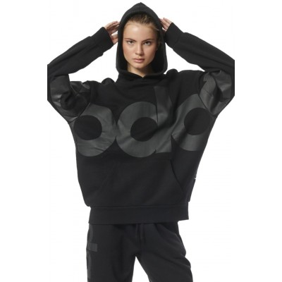 BODY ACTION ΦΟΥΤΕΡ OVERSIZE HOODIE 061331 01 ΜΑΥΡΟ 