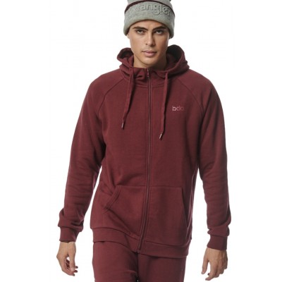 BODY ACTION FLEECE ΖΑΚΕΤΑ ΜΕ ΚΟΥΚΟΥΛΑ 073315 01 ΜΠΟΡΝΤΟ 