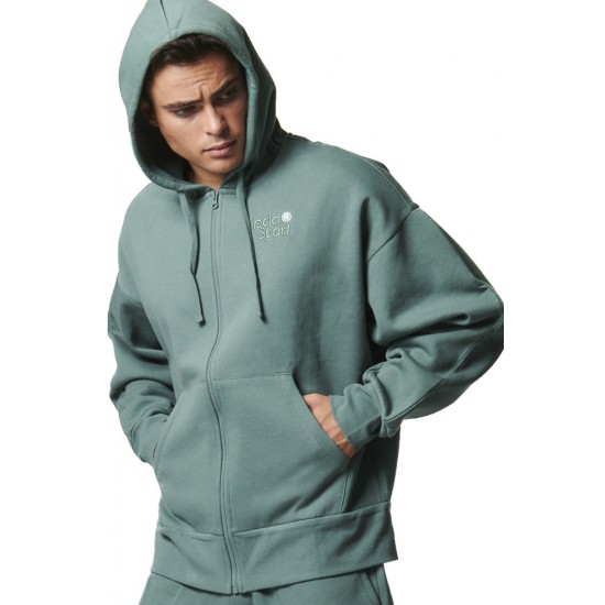 BODY ACTION FLEECE ΖΑΚΕΤΑ ΜΕ ΚΟΥΚΟΥΛΑ 073424 01 ΠΡΑΣΙΝΟ 