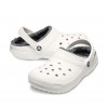 CROCS CLASSIC LINED CLOG 20359110M ΛΕΥΚΟ ΓΚΡΙ