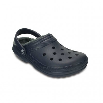 CROCS CLASSIC LINED CLOG 203591 060 ΜΑΥΡΟ