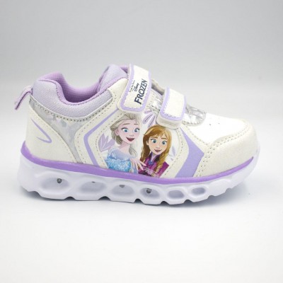 DISNEY SPORT SHOES EVA WITH LIGHTS D43010545S ΛΕΥΚΟ ΛΙΛΑ