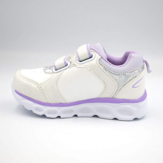 DISNEY SPORT SHOES EVA WITH LIGHTS D43010545S ΛΕΥΚΟ ΛΙΛΑ