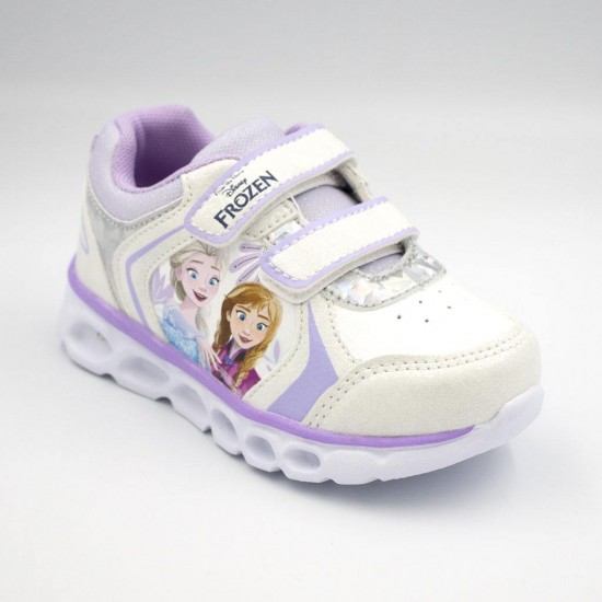 DISNEY SPORT SHOES EVA WITH LIGHTS D43010545S ΛΕΥΚΟ ΛΙΛΑ