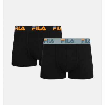 FILA URBAN BOXER 2PACK FU6016-2P F336 ΜΑΥΡΟ