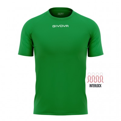 GIVOVA SHIRT CAPO MC MAC03 0013 GREEN