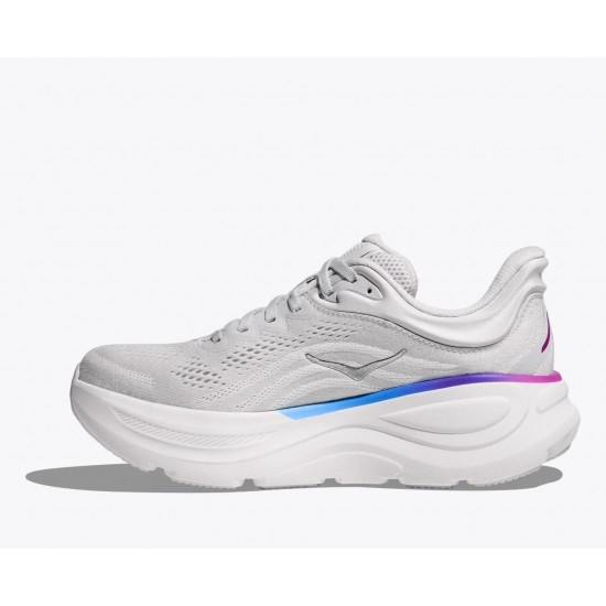 HOKA BONDI 9 1162012 CYWH ΛΕΥΚΟ ΜΩΒ