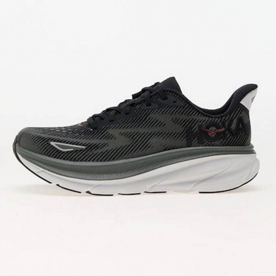 HOKA CLIFTON 9 1127895 BCKT ΛΑΔΙ ΜΑΥΡΟ