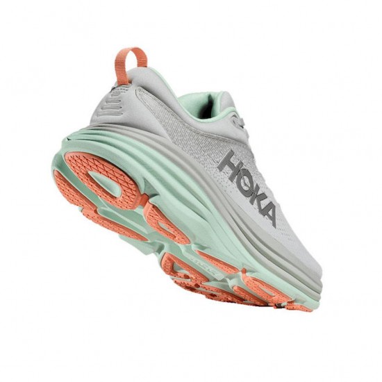 HOKA BONDI 8 1127952 SQB ΓΚΡΙ