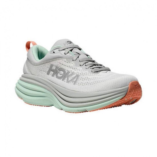 HOKA BONDI 8 1127952 SQB ΓΚΡΙ