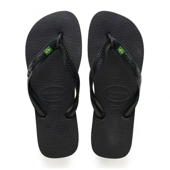 HAVAIANAS BRASIL 4000032 0090 ΜΑΥΡΟ