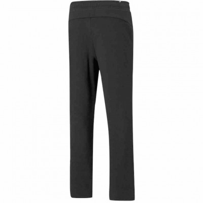 PUMA ESS LOGO PANTS FL 586718 01 ΜΑΥΡΟ