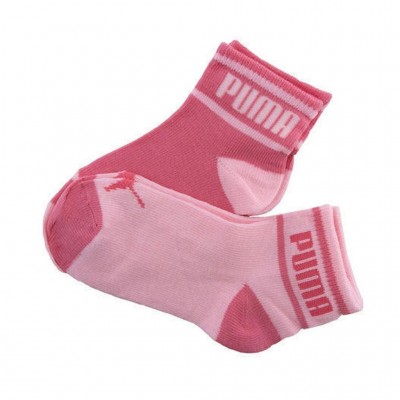 PUMA BABY WORDING SOCK 2P 701225851 938378 ΡΟΖ