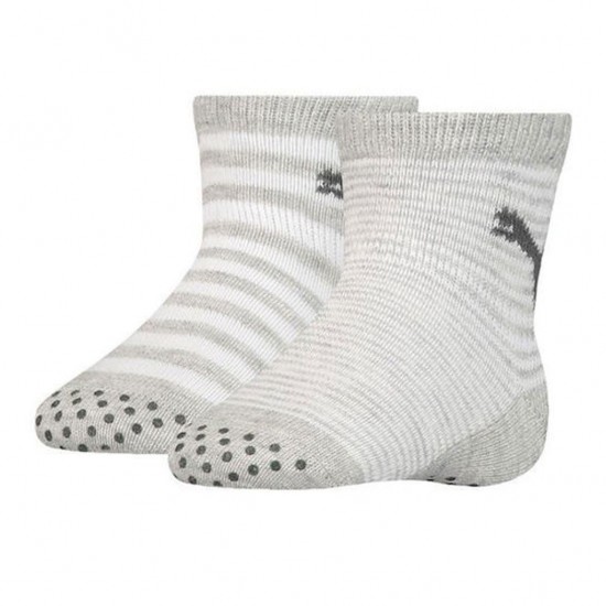 PUMA BABY SOCK ABS 2P 701225852 938379 ΓΚΡΙ