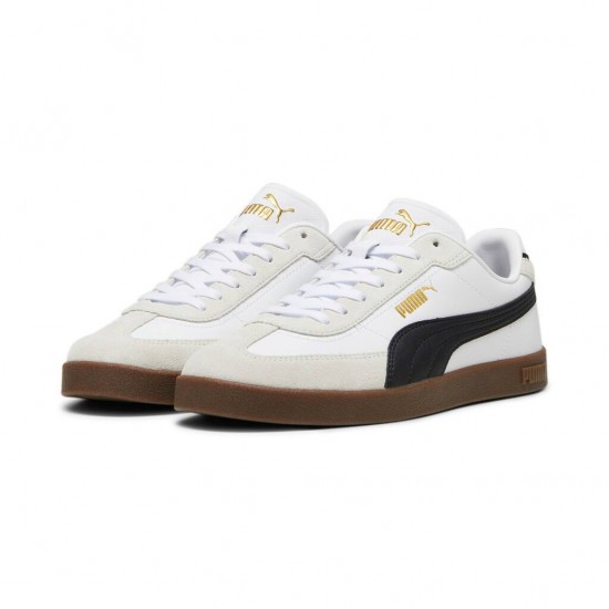 PUMA CLUB II ERA 397447 07 ΛΕΥΚΟ ΜΑΥΡΟ 