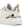 PUMA R78 DISRUPT METALLIC DREAM 397803 01 ΛΕΥΚΟ ΧΡΥΣΟ