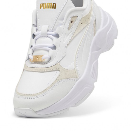 PUMA CASSIA LUX 397837 01 ΛΕΥΚΟ ΜΠΕΖ