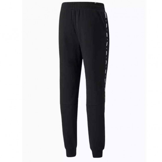 PUMA ESS+ TAPE SWEATPANTS FL CL 849042 01 ΜΑΥΡΟ