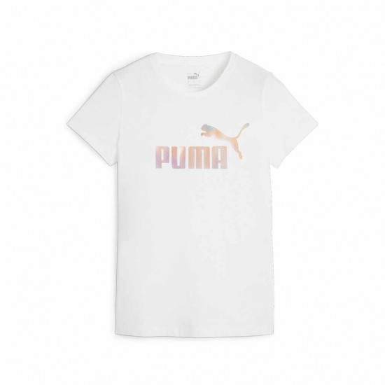 PUMA ESS SUMMER DAZE TEE 679921 02 ΛΕΥΚΟ