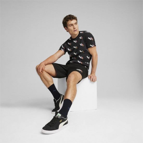 PUMA ESS LOVE WINS TEE 680001 01 ΜΑΥΡΟ