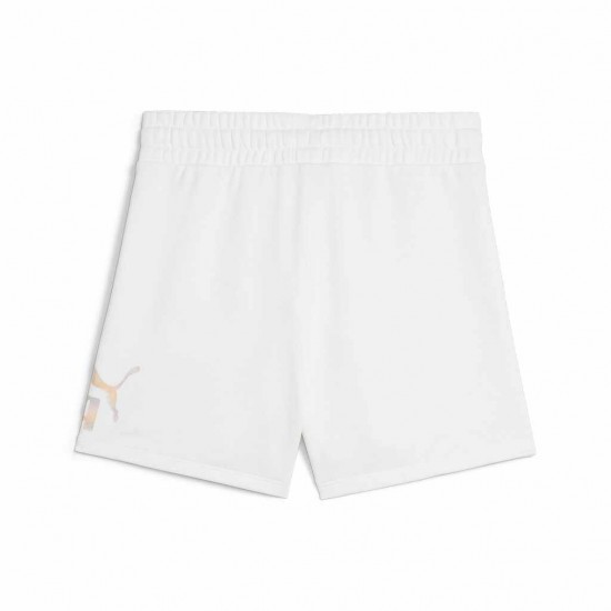 PUMA ESS SHORTS 680253 02 ΛΕΥΚΟ