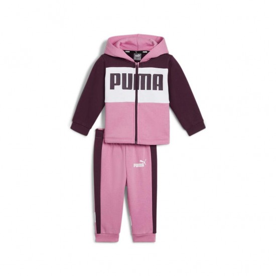 PUMA MINICATS COLORBLOCK JOGGER FL 680323 48 ΡΟΖ ΜΩΒ