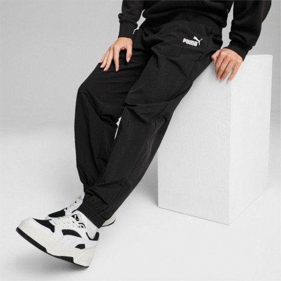 PUMA ESS WOVEN PANTS 680406 01 ΜΑΥΡΟ