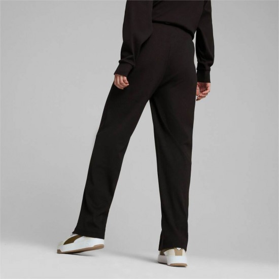 PUMA ESS ELEVATED LEG PANTS 681501 01 ΜΑΥΡΟ