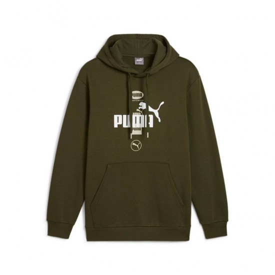 PUMA POWER GRAPHIC HOODIE 681741 70 ΛΑΔΙ