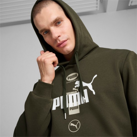 PUMA POWER GRAPHIC HOODIE 681741 70 ΛΑΔΙ