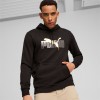 PUMA ESS + LOGO LAB HOLIDAY HOODIE 681851 01 ΜΑΥΡΟ ΧΡΥΣΟ